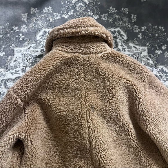 LUCKY BRAND Miss Teddy Coat in Tan Size S COZY CUTE WINTER - Picture 4 of 8